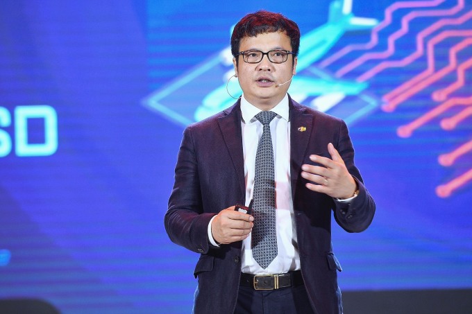 Ông Nguyễn Văn Khoa - Tổng Giám đốc FPT phát biểu tại diễn đàn. Ảnh: Giang Huy