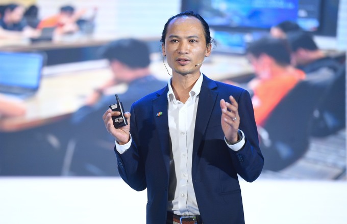 Ông Vũ Hồng Chiên tại hội thảo. Ảnh: Giang Huy